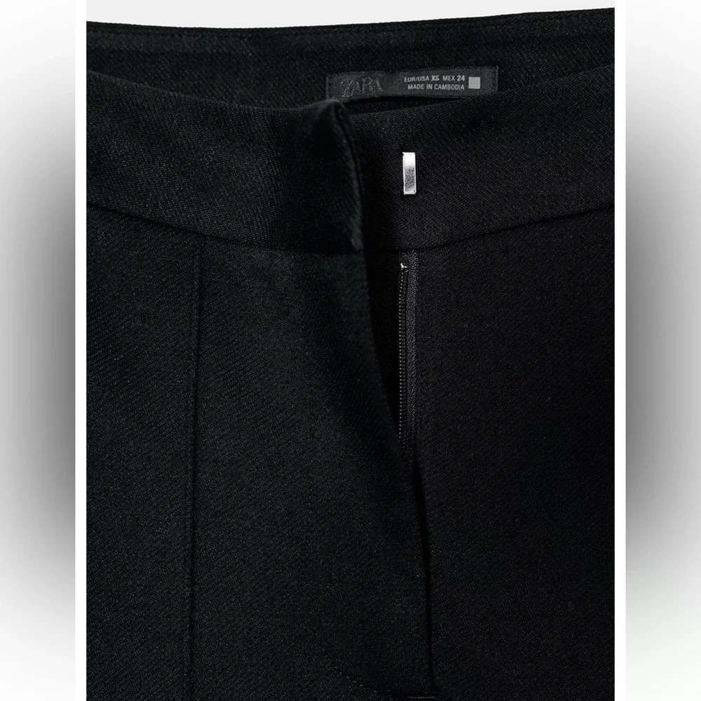 Zara NWT black flare pants